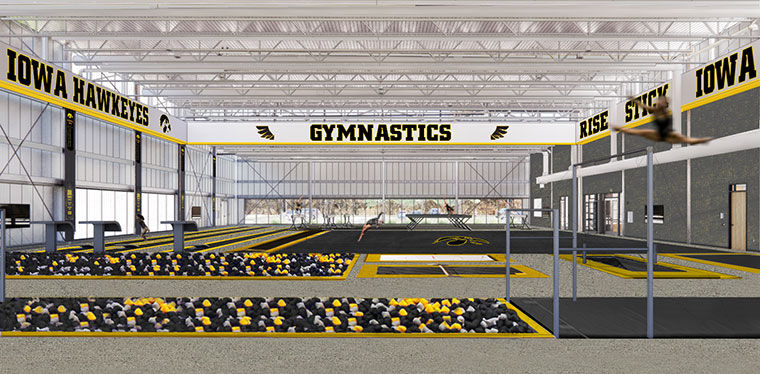 Fifth gym rendering