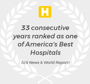 28 consecutive years ranked as one of America's Best Hospitals