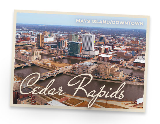 Postcard of Cedar Rapids, IA