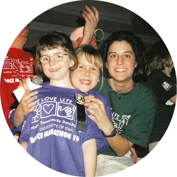 Sheila Baldwin in her senior year