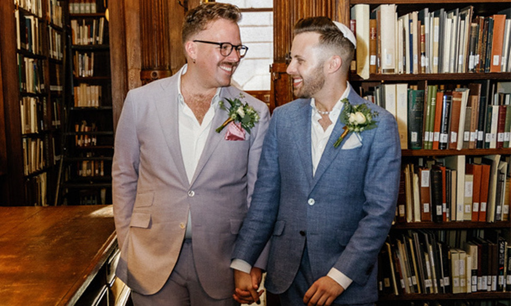 Luke White (20MFA) and Eric Marlin (19MFA)