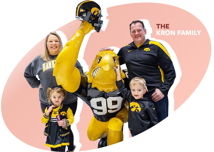 Picture of the Kron Family and Herky