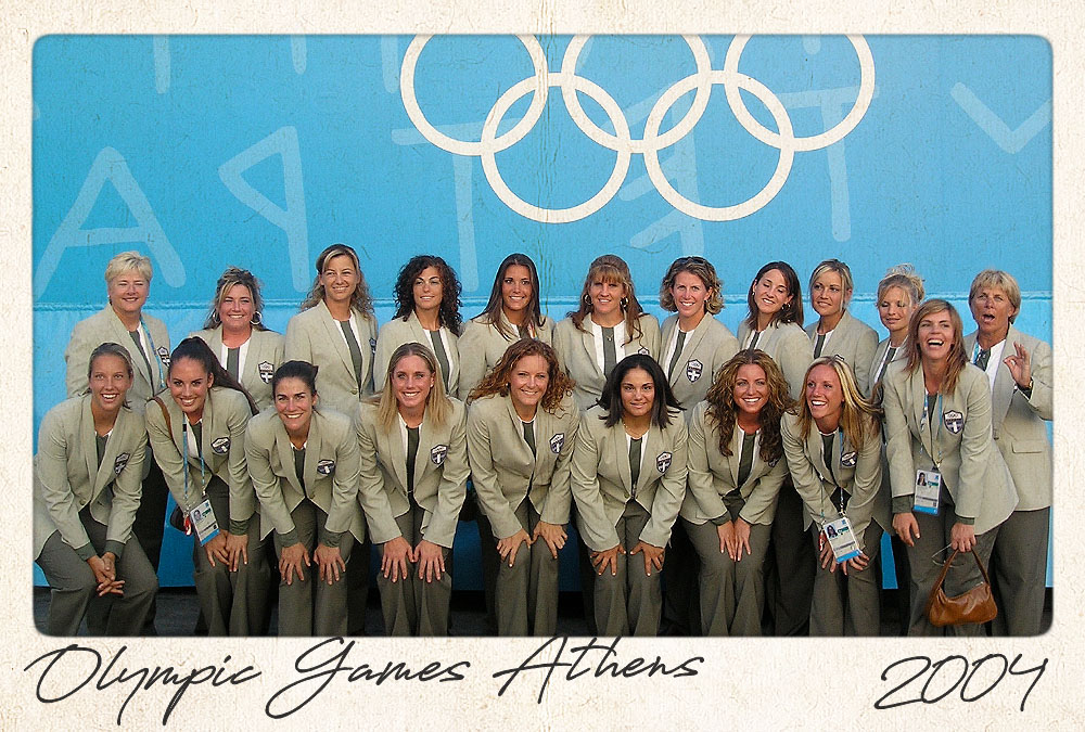 Team photo at olypics